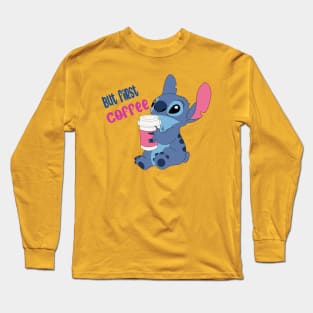 Stitch Coffee Long Sleeve T-Shirt